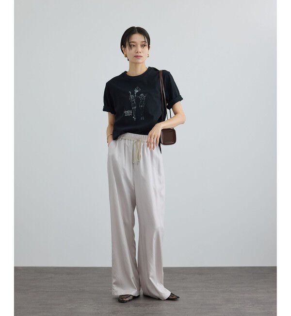 SALON adam et rope'「【Angie La La for SALON】コラボプリントTEE」|Tシャツ・カットソー|