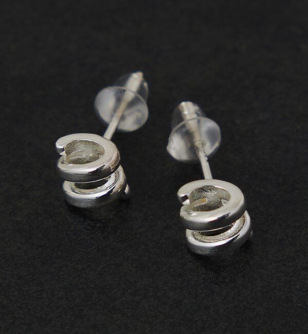  「《シルバー925》Sivelle./スモールシードピアス」|リング|