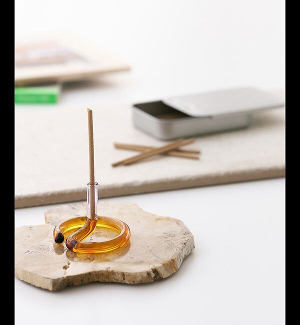 collex「【amabro/アマブロ】TWO TONE INCENSE HOLDER インセ」|アロマ・ルームフレグランス|イエロー系その他1