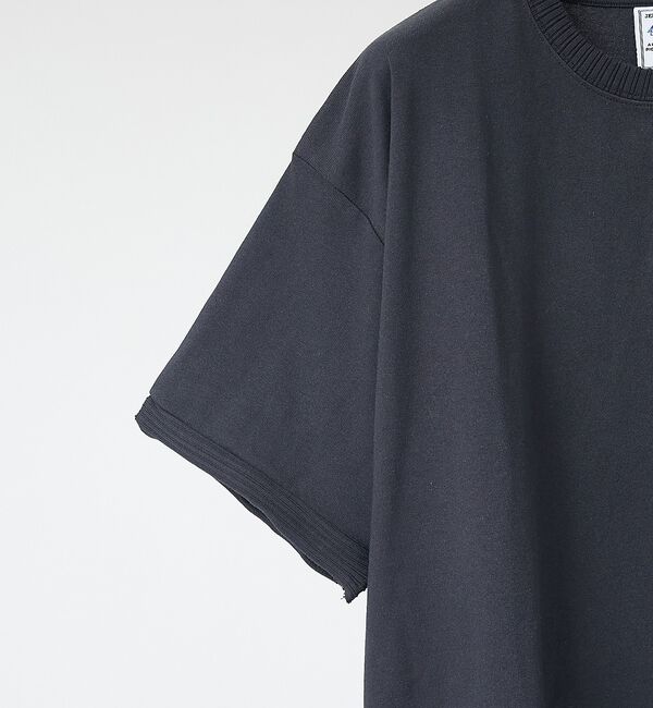 ABAHOUSE「【JEMORGAN / ジェーイーモーガン】 天竺カットオフリブ半袖Ｔシャツ/ユ」|Tシャツ・カットソー|