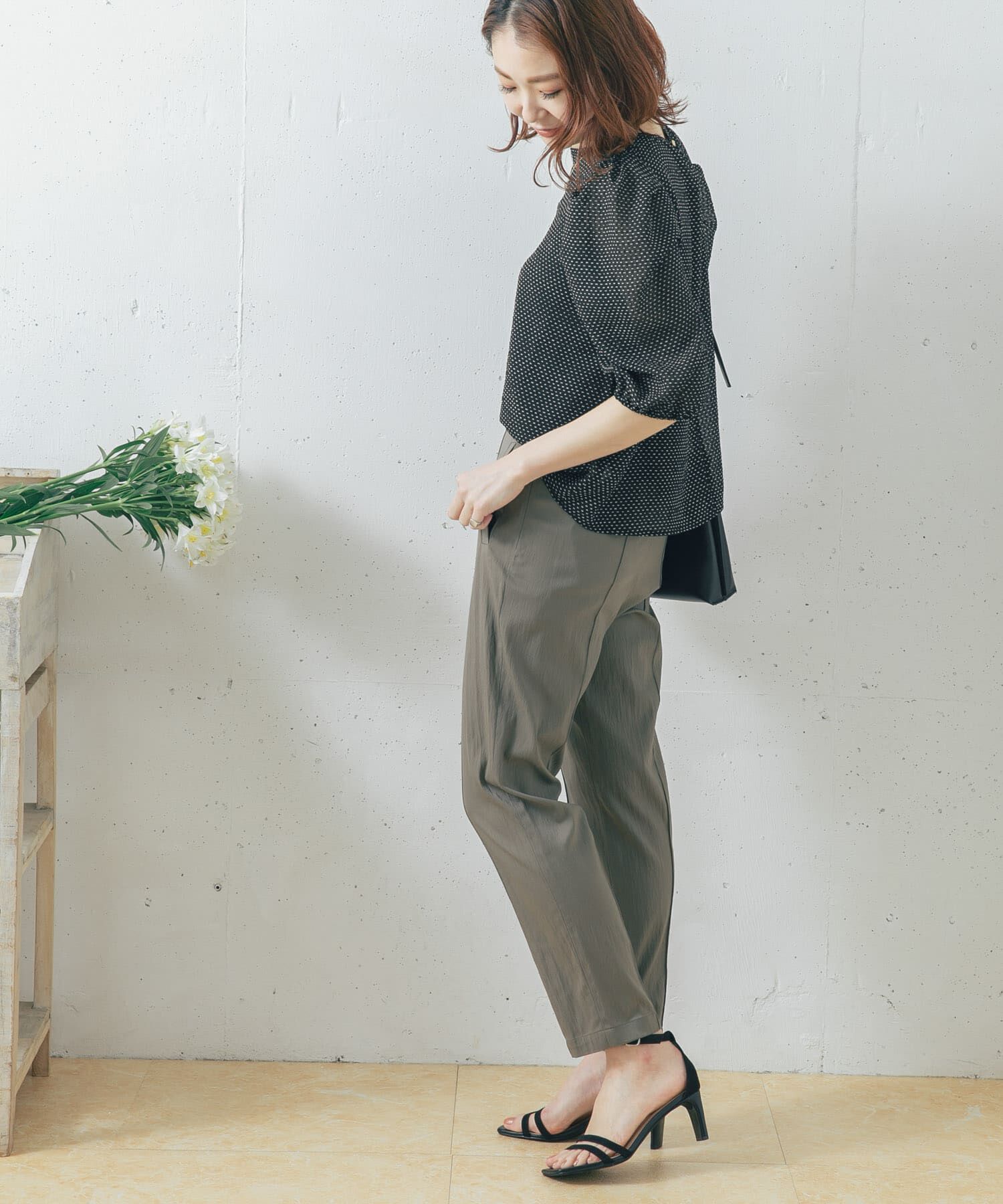 URBAN RESEARCH ROSSO「ピンタックテーパードパンツ」|その他|