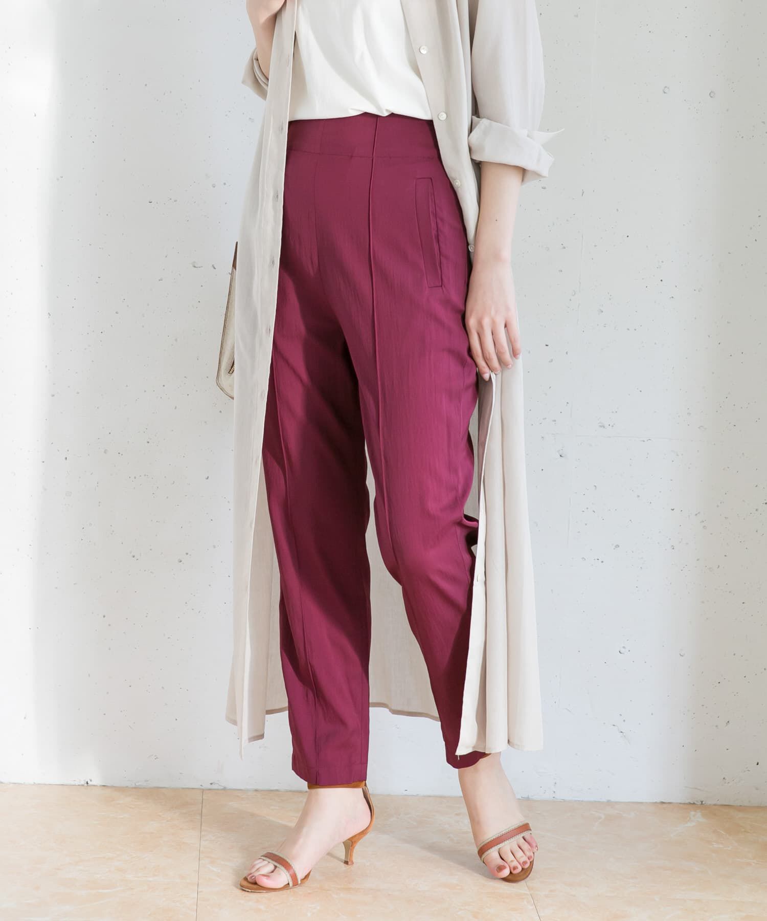 URBAN RESEARCH ROSSO「ピンタックテーパードパンツ」|その他|