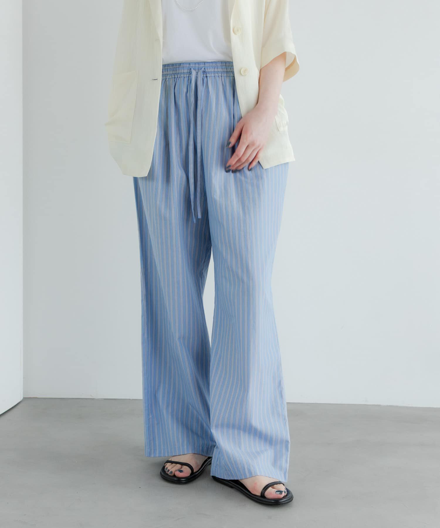 URBAN RESEARCH「new basic　インドスビンコットンストライプパンツ」|その他|