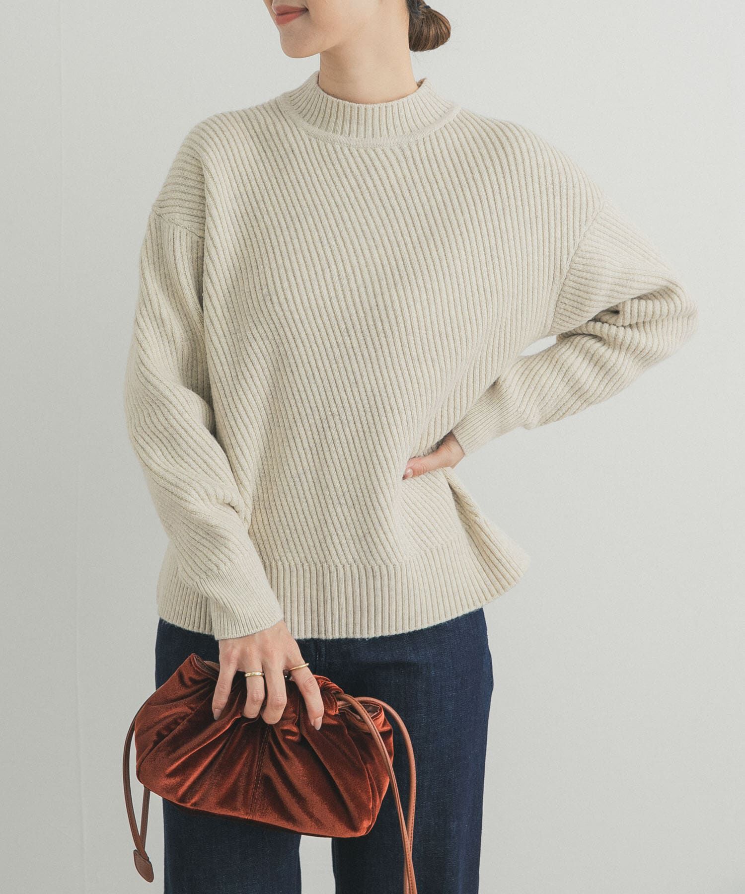 URBAN RESEARCH DOORS「ツイル編みKNIT」|ニット・セーター|