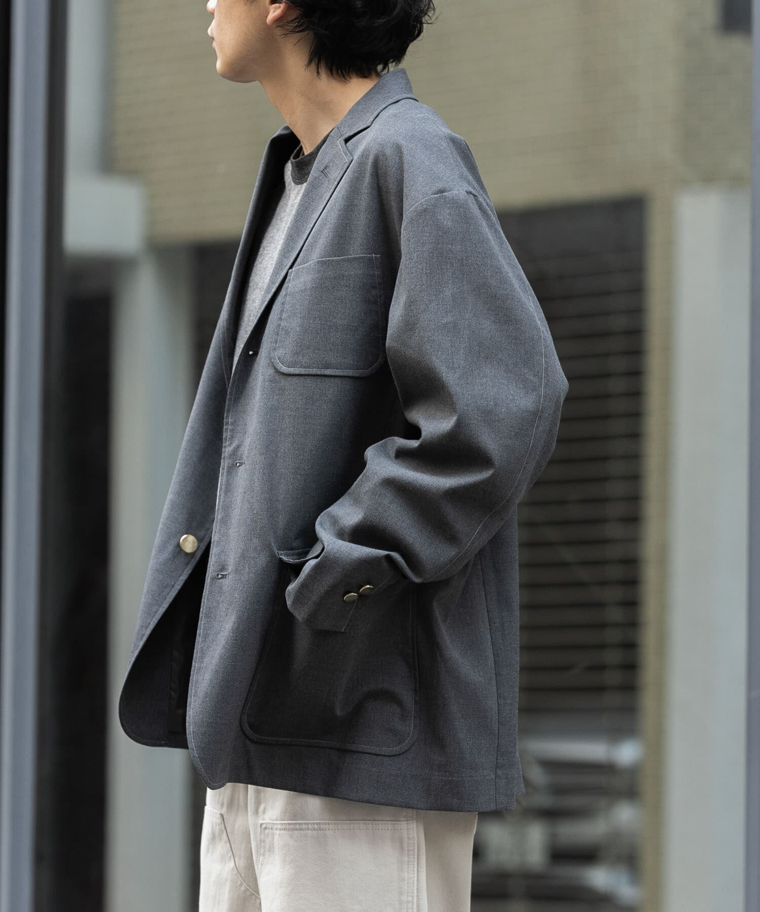 URBAN RESEARCH DOORS「FORK&SPOON　キャリーマンテーラードジャケット」|その他|