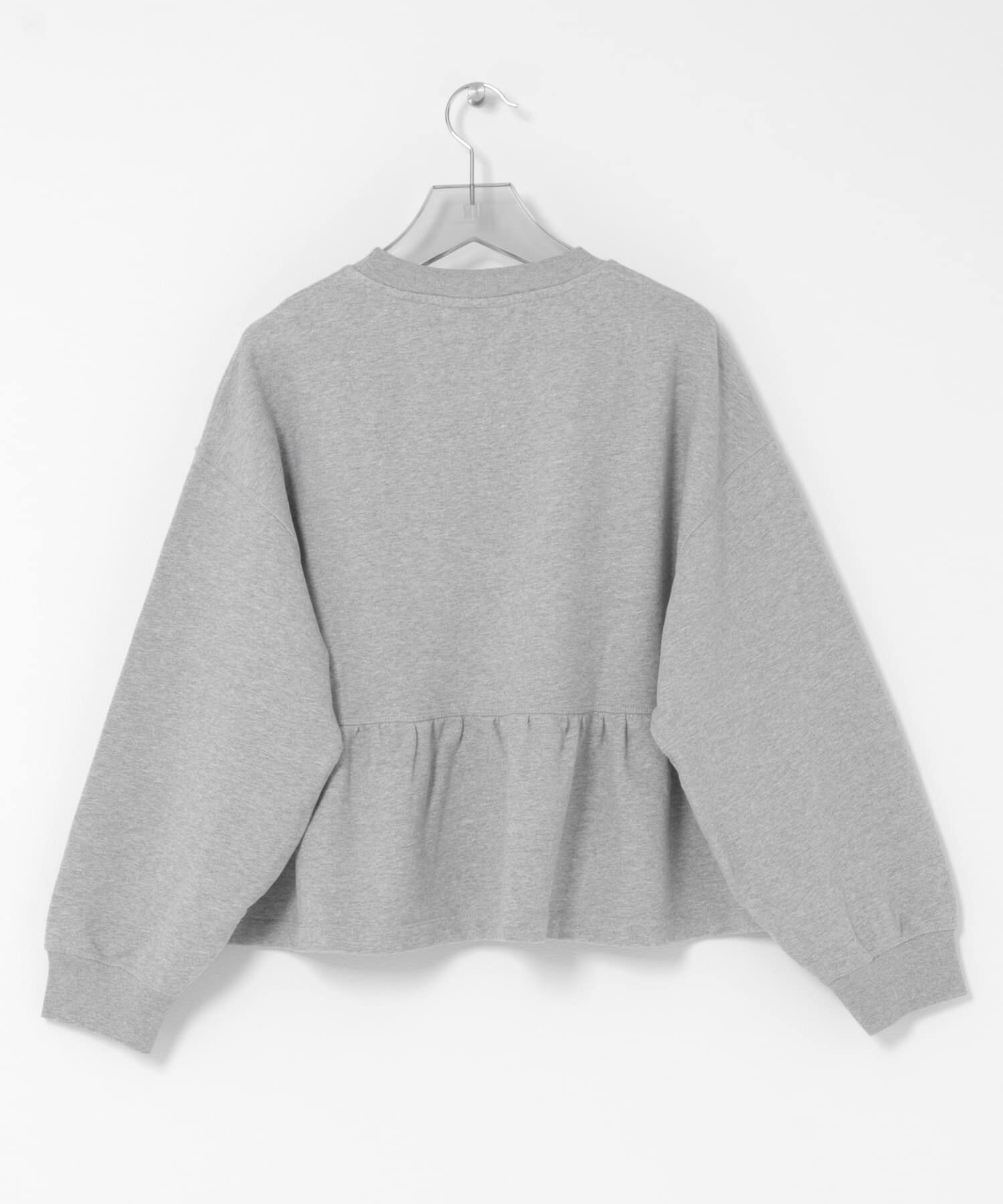 URBAN RESEARCH「GANNI　ISOLI CREWNECK PEPLUM」|スウェット・ジャージ|