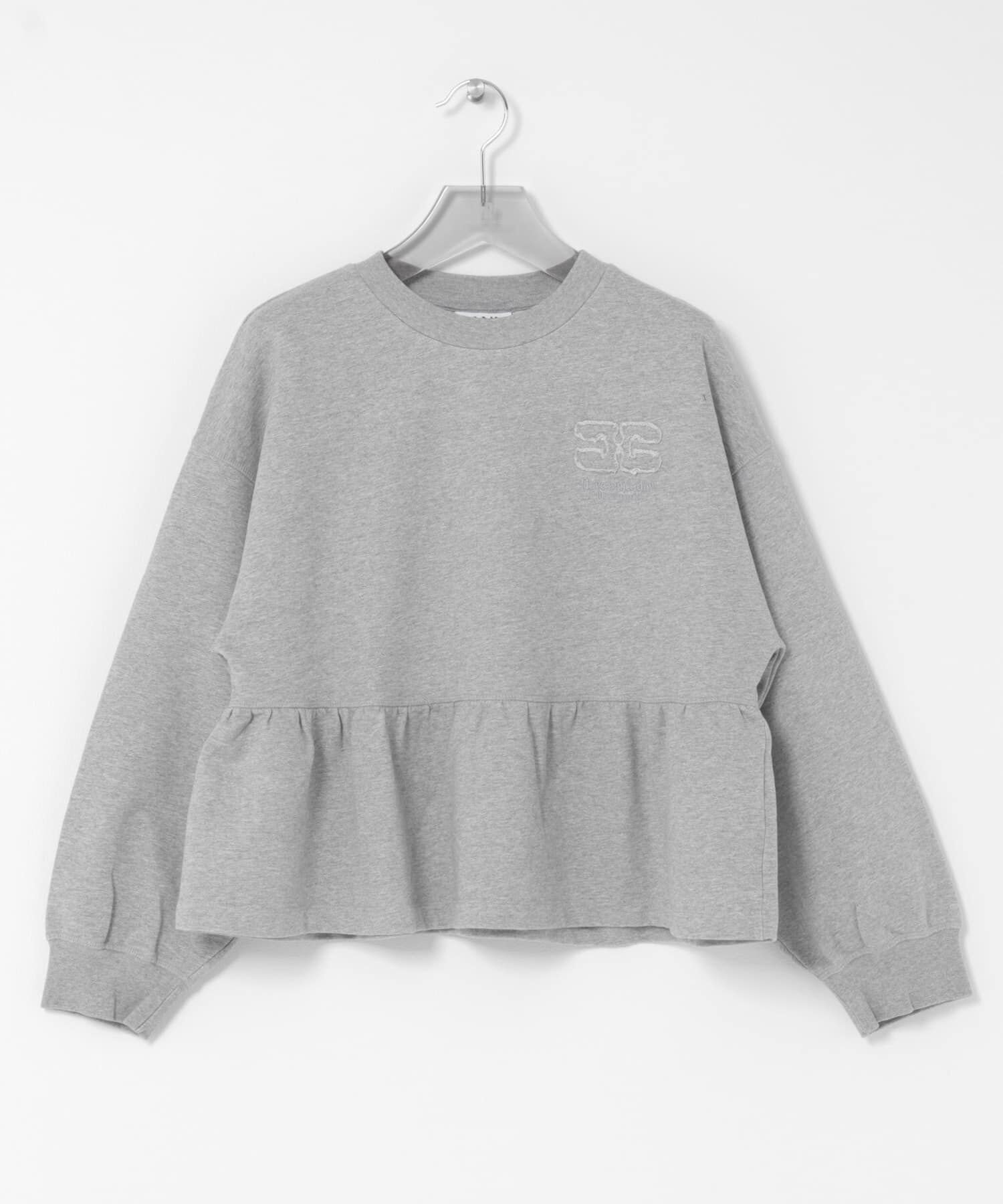 URBAN RESEARCH「GANNI　ISOLI CREWNECK PEPLUM」|スウェット・ジャージ|