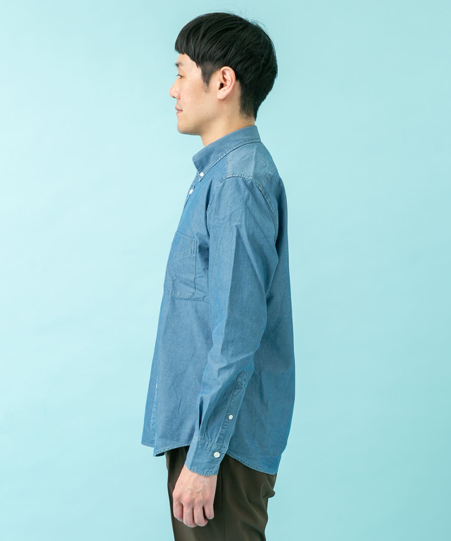 URBAN RESEARCH DOORS「LIFE STYLE TAILOR　シャンブレーBDシャツ」|シャツ・ブラウス|