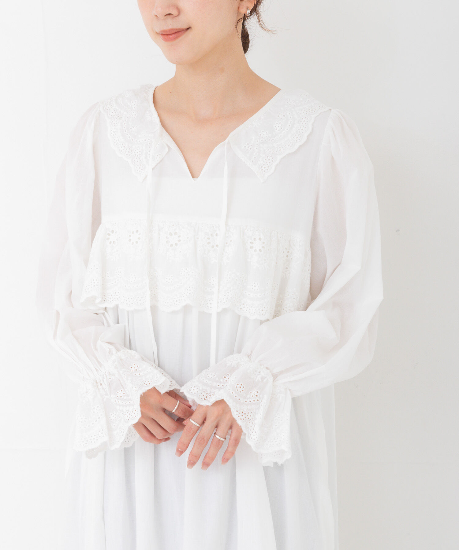 URBAN RESEARCH「Picchi Nia　WHITE LACE」|ワンピース|