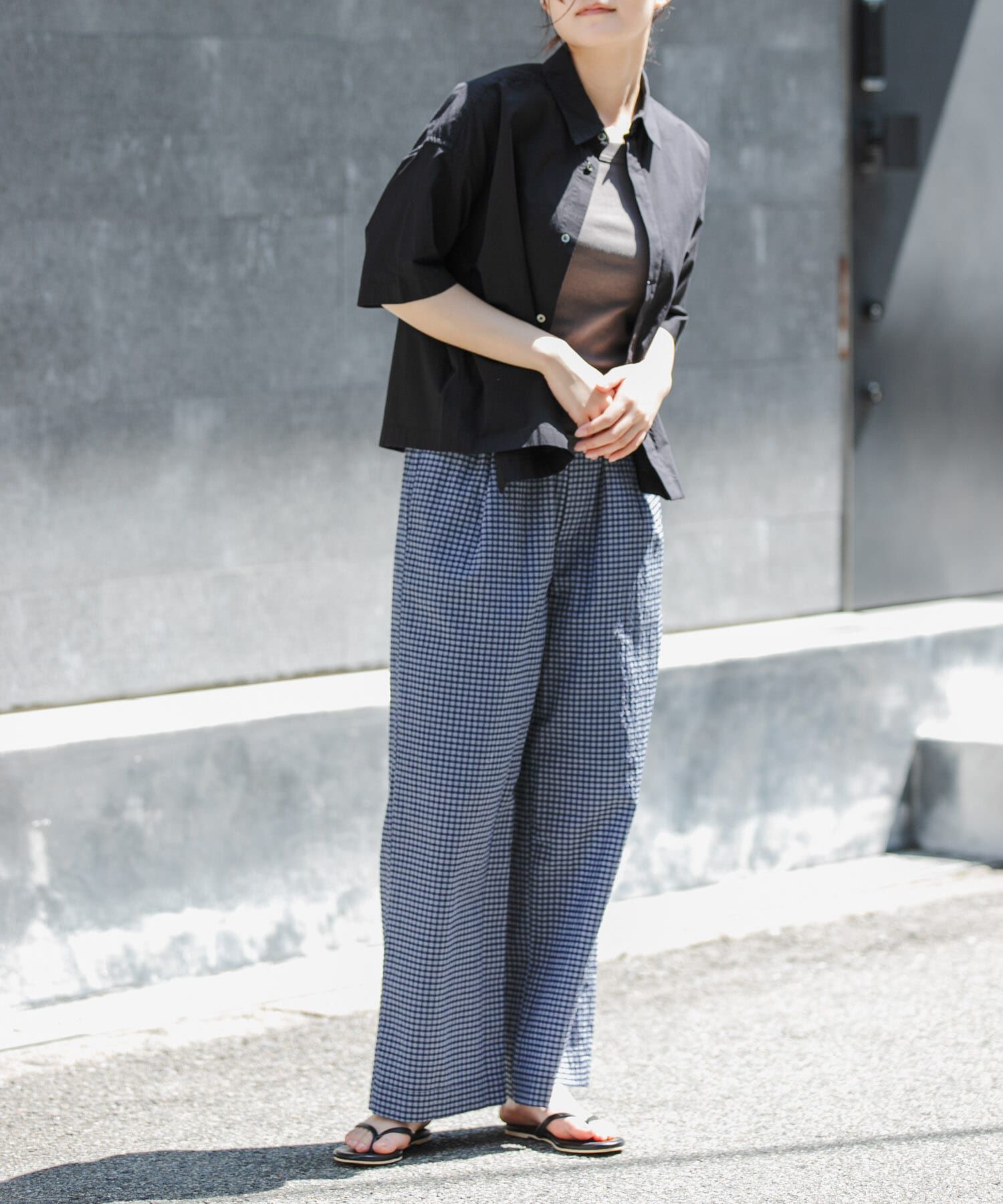 URBAN RESEARCH DOORS「FORK&SPOON　サッカーチェックパンツ」|その他|