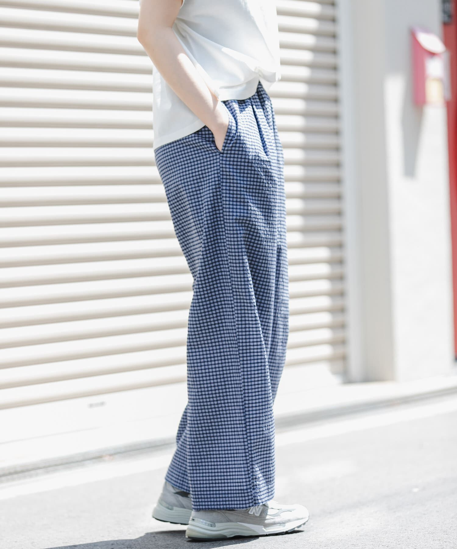 URBAN RESEARCH DOORS「FORK&SPOON　サッカーチェックパンツ」|その他|