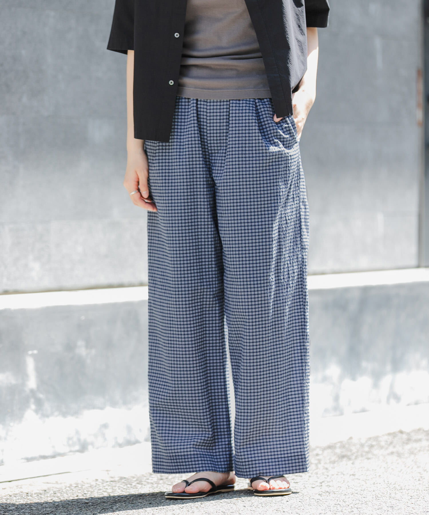 URBAN RESEARCH DOORS「FORK&SPOON　サッカーチェックパンツ」|その他|