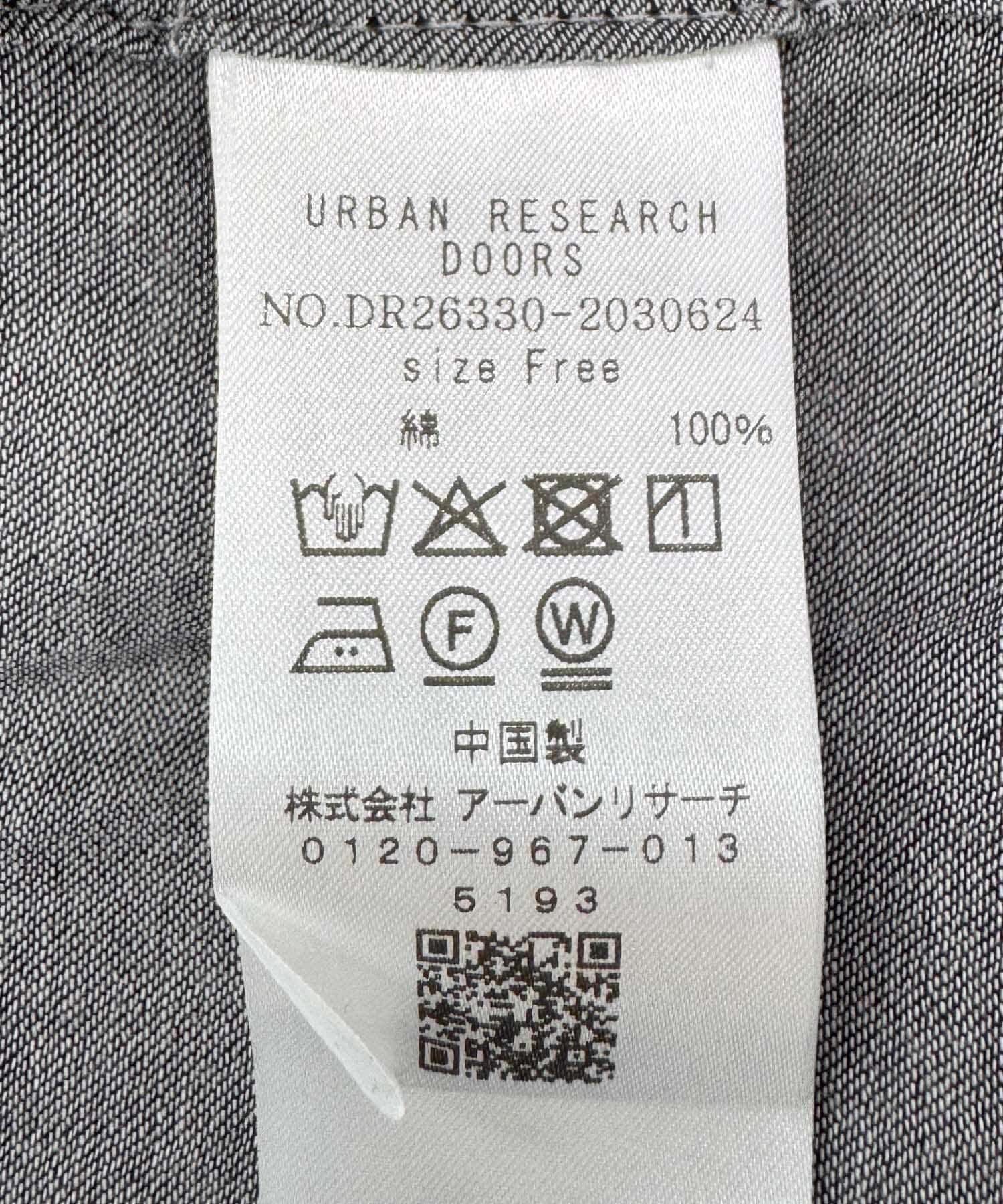 URBAN RESEARCH DOORS「シアーデニムシャツ」|シャツ・ブラウス|