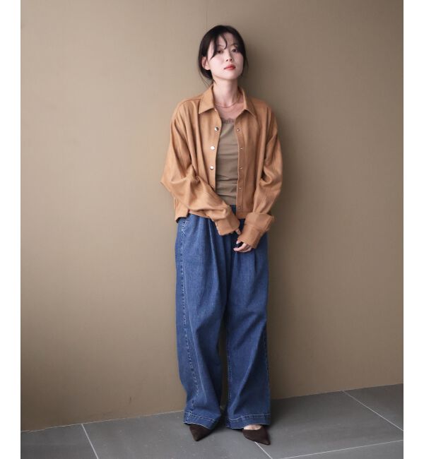  「《WEB限定》フェイクスエードシャツジャケット」|その他|