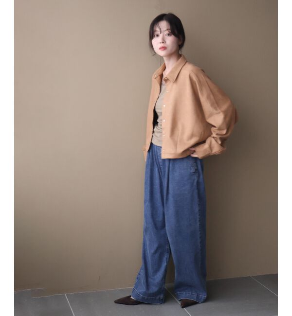  「《WEB限定》フェイクスエードシャツジャケット」|その他|