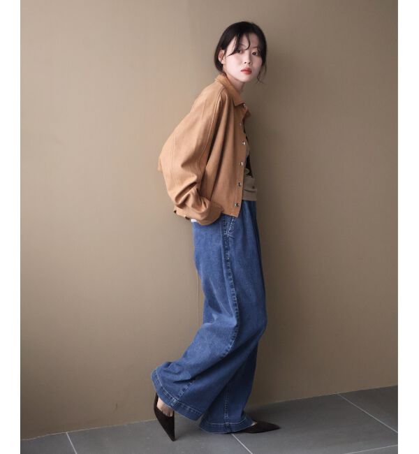  「《WEB限定》フェイクスエードシャツジャケット」|その他|
