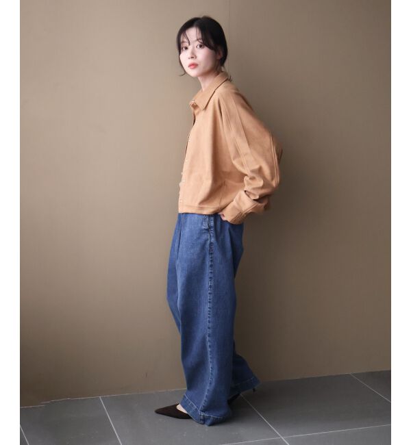  「《WEB限定》フェイクスエードシャツジャケット」|その他|