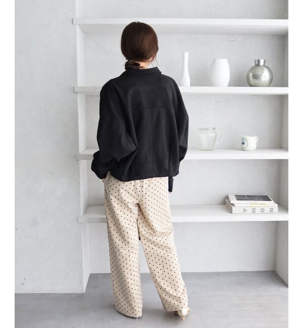  「《WEB限定》フェイクスエードシャツジャケット」|その他|
