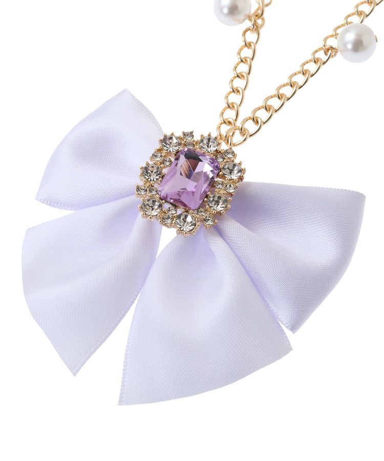 Maison de FLEUR「ビジューリボンパールバッグチャーム」|その他|