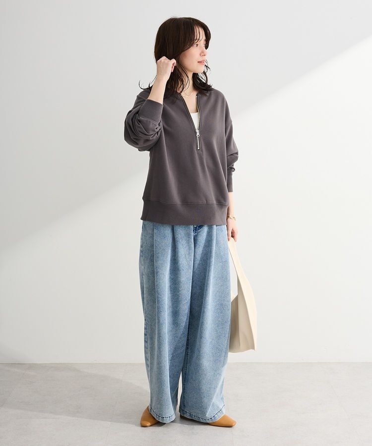 Green Parks「ハーフZip裏毛プルオーバー」|Tシャツ・カットソー|