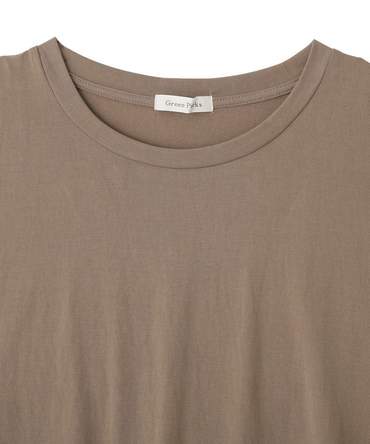 Green Parks「サンドウォッシュ加工とろみカットプルオーバー」|Tシャツ・カットソー|