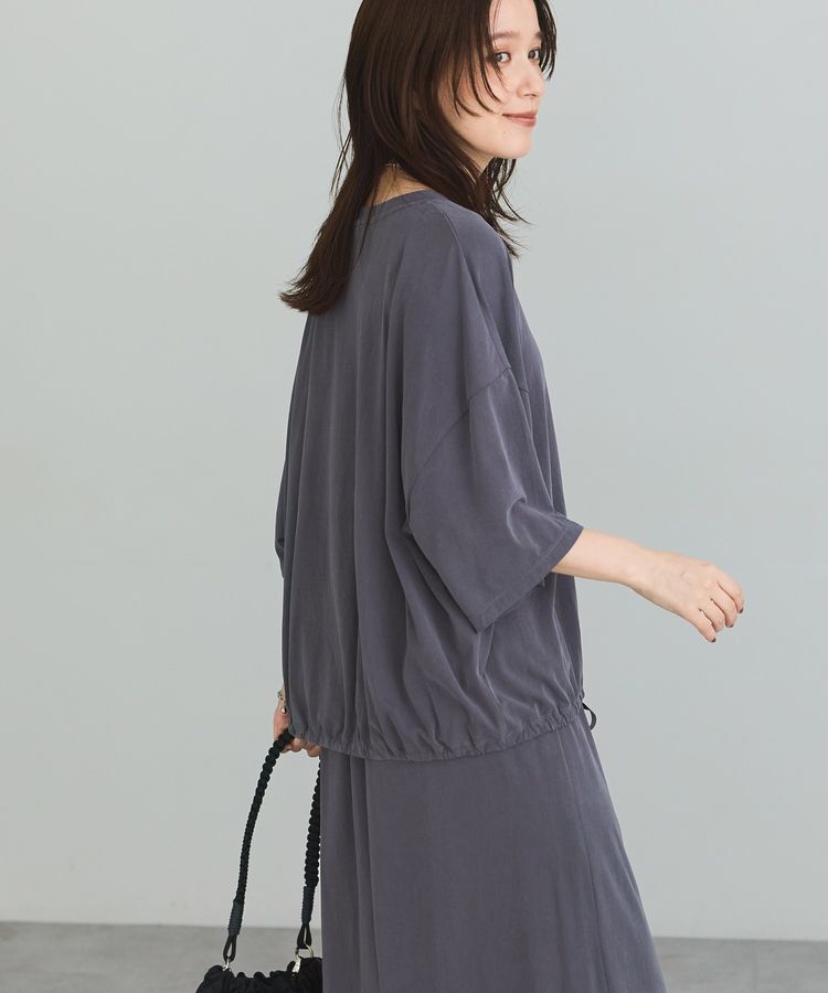 Green Parks「サンドウォッシュ加工とろみカットプルオーバー」|Tシャツ・カットソー|