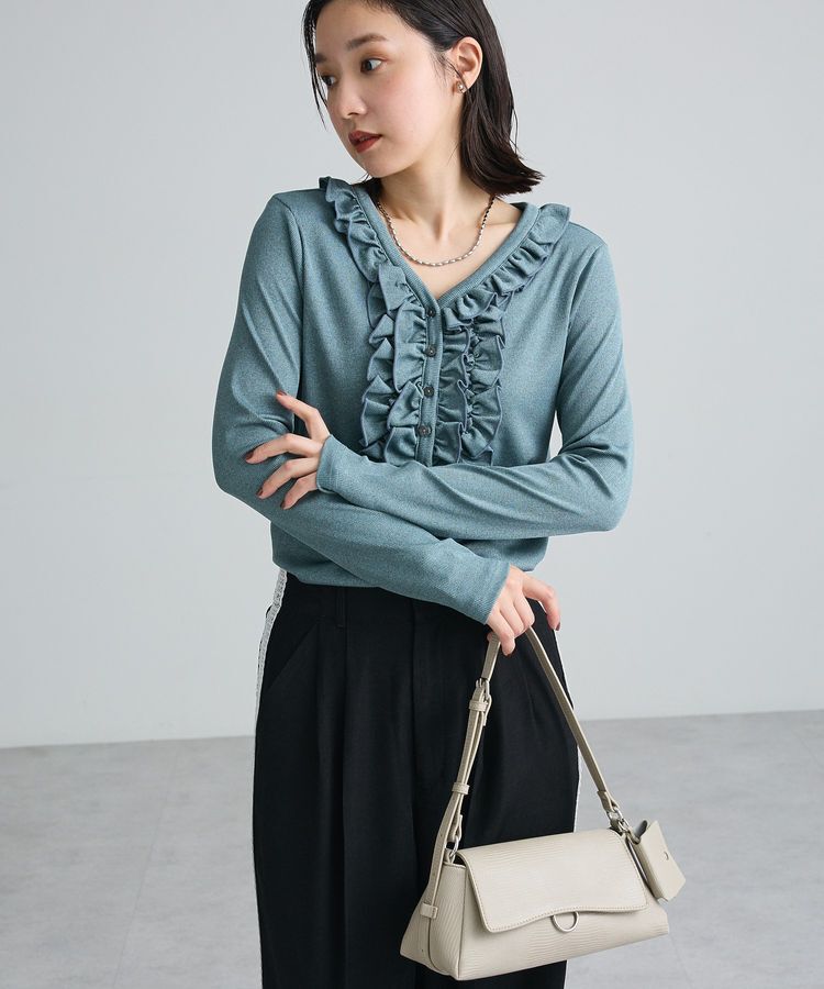 Green Parks「チビフリルカットソープルオーバー」|Tシャツ・カットソー|Mint Green