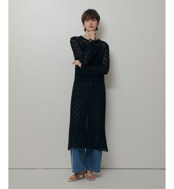 allureville「レースニットワンピース」|ワンピース|