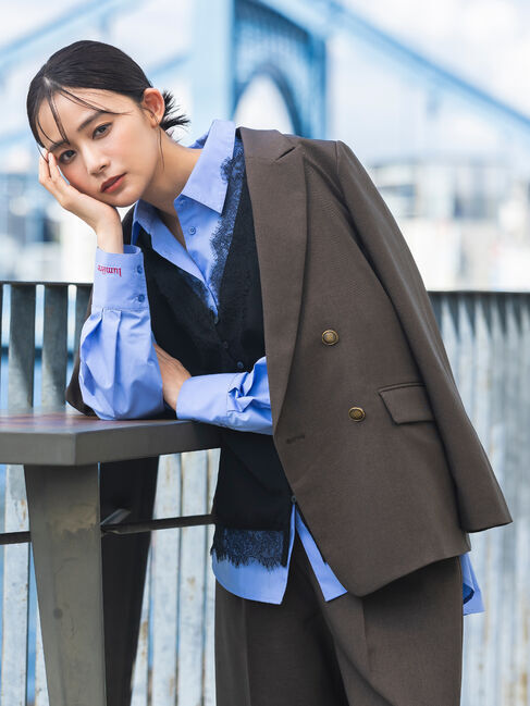 Te chichi「【UVカット】ポイント刺繍オーバーシャツ《2026 AUTUMN LOOK item》」|シャツ・ブラウス|