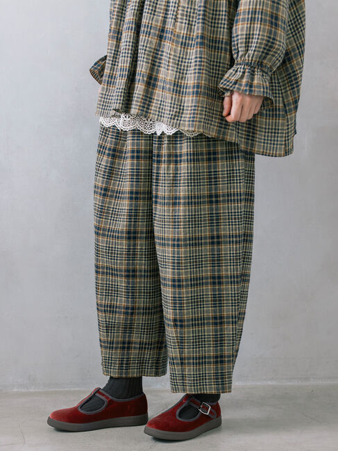 Samansa Mos2「【Cross&times;Linen】ふんわりパンツ」|その他|