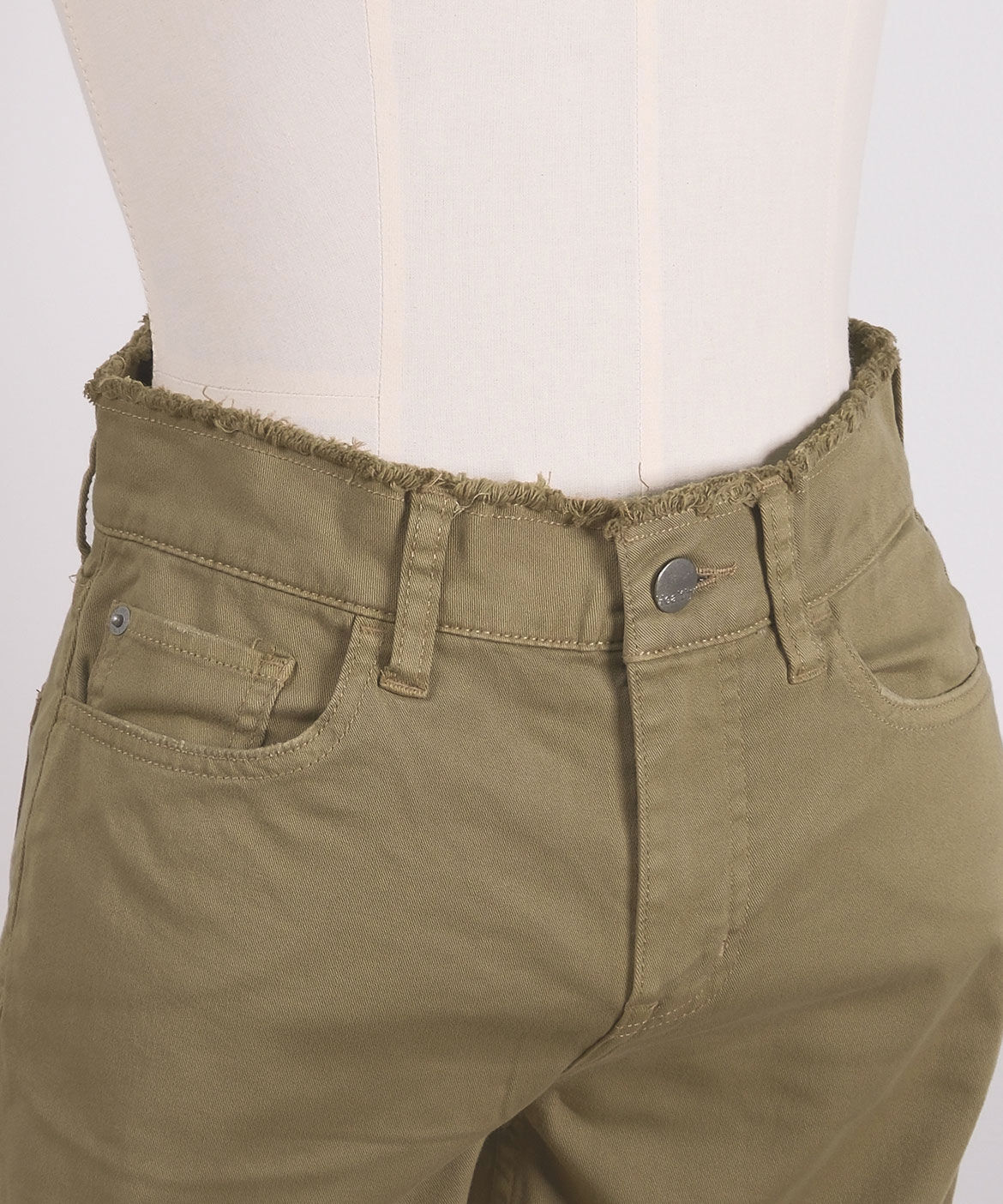 INED「コットンストレッチ フリンジテーパードパンツ《Healthy DENIM》」|その他|