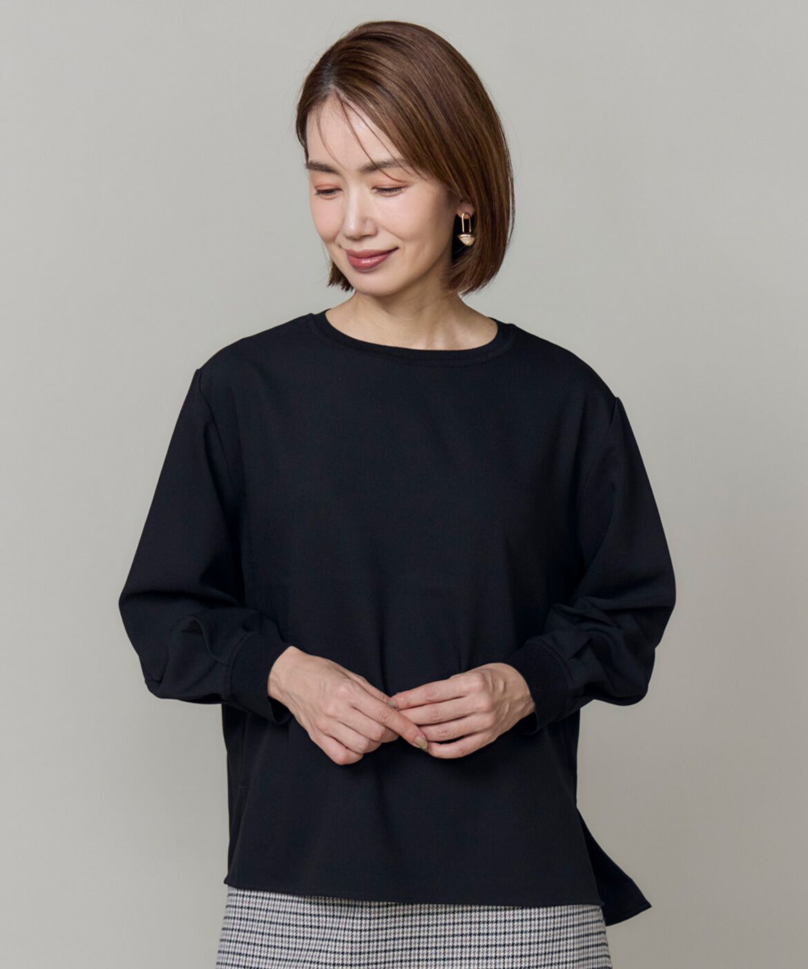7-IDconcept.「ライトストレッチアムンゼン リブカットソー」|Tシャツ・カットソー|