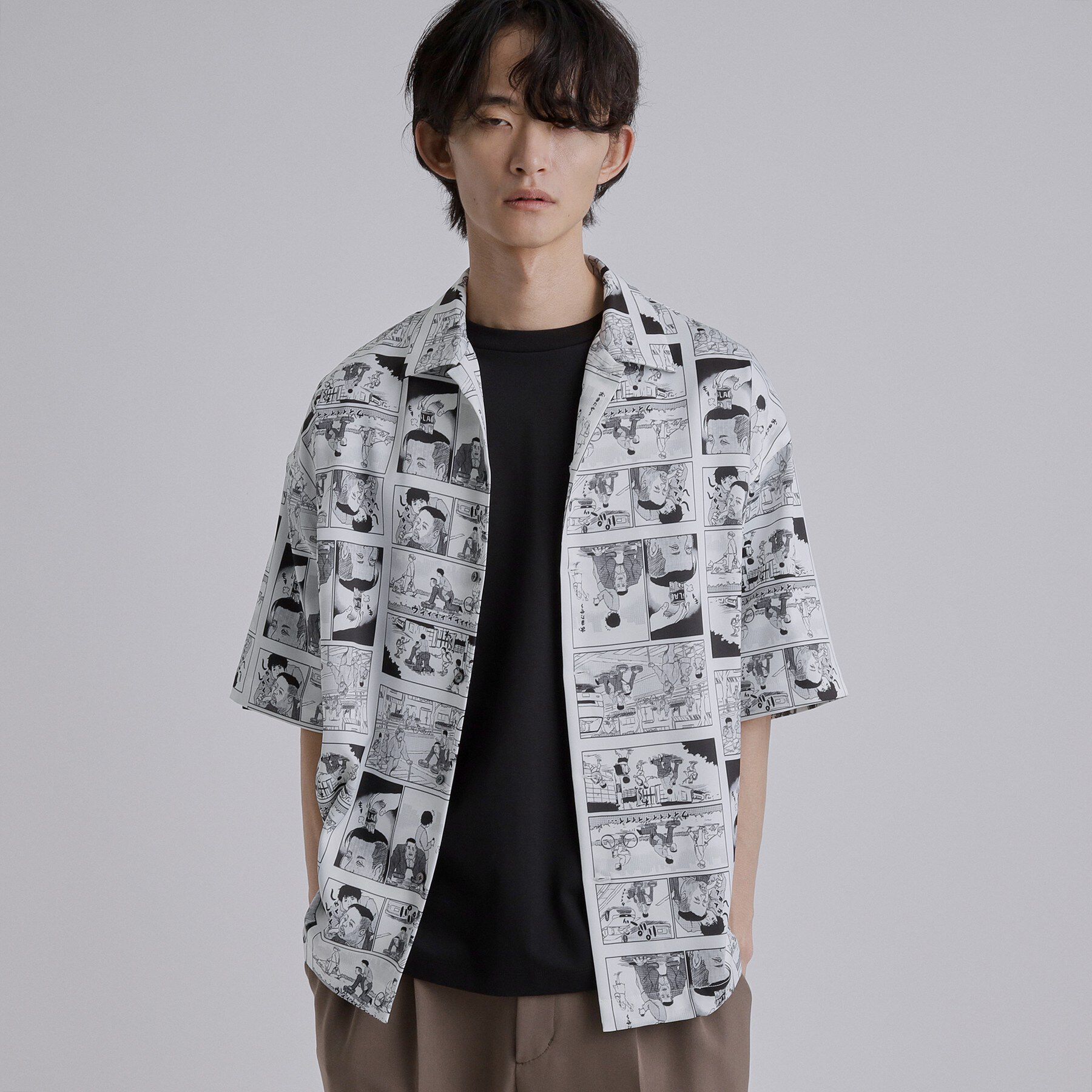 tk.TAKEO KIKUCHI「【エバース&times;tk．TAKEO KIKUCHI】コラボレーション2WAYシャツ」|シャツ・ブラウス|