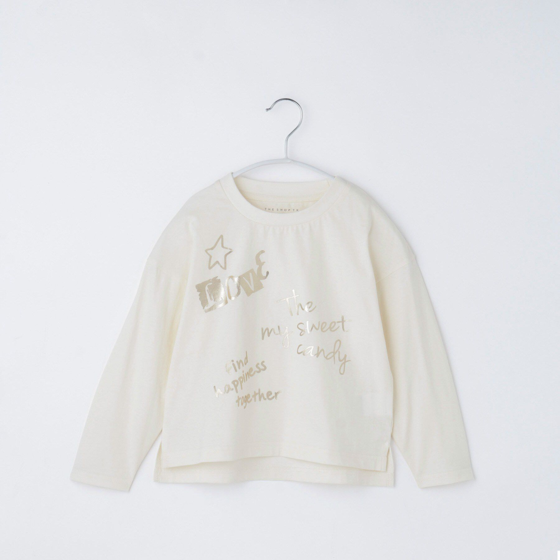 THE SHOP TK「【110-160】アソートプリントロンT」|Tシャツ・カットソー|アイボリー(204)