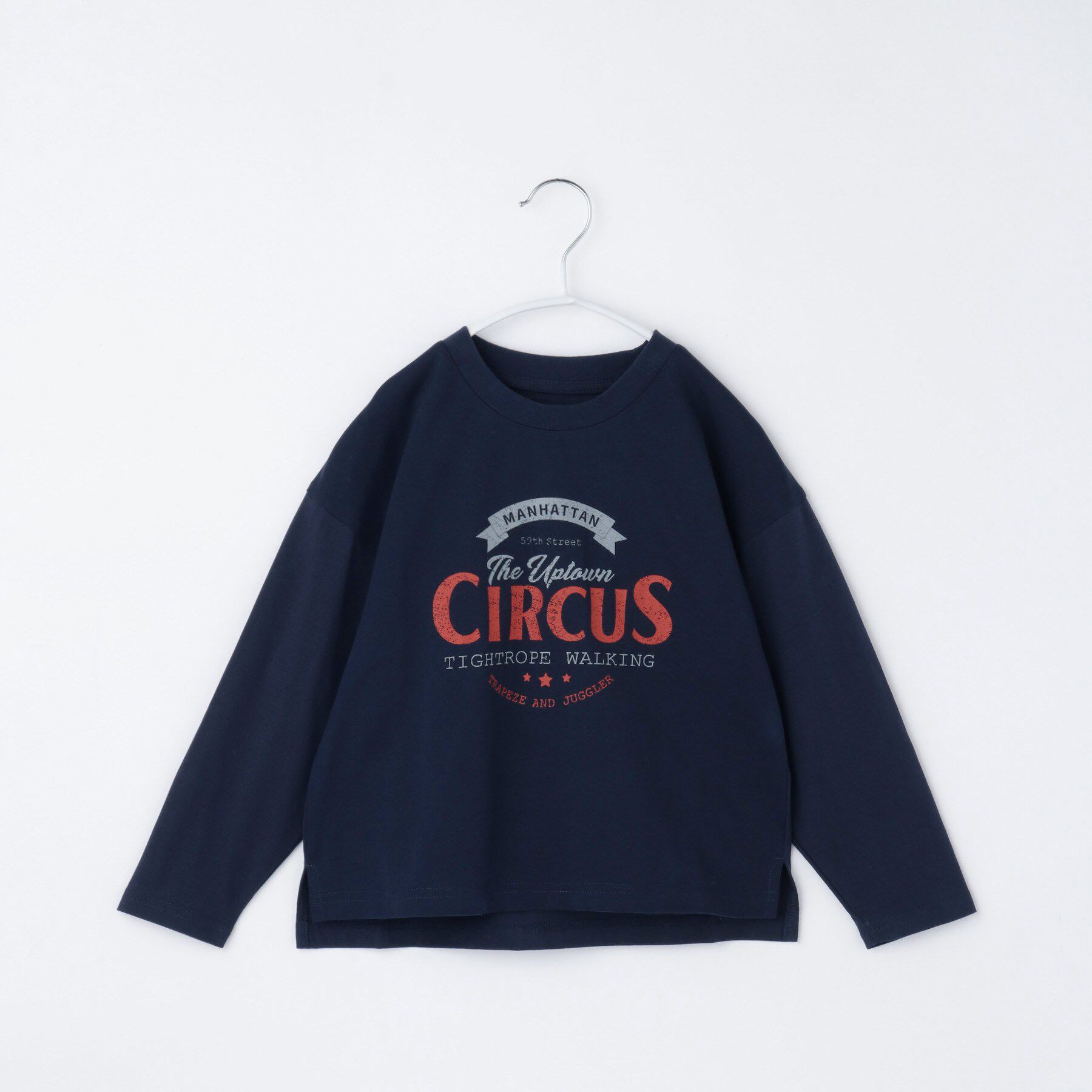 THE SHOP TK「【110-160】アソートプリントロンT」|Tシャツ・カットソー|ネイビー(494)