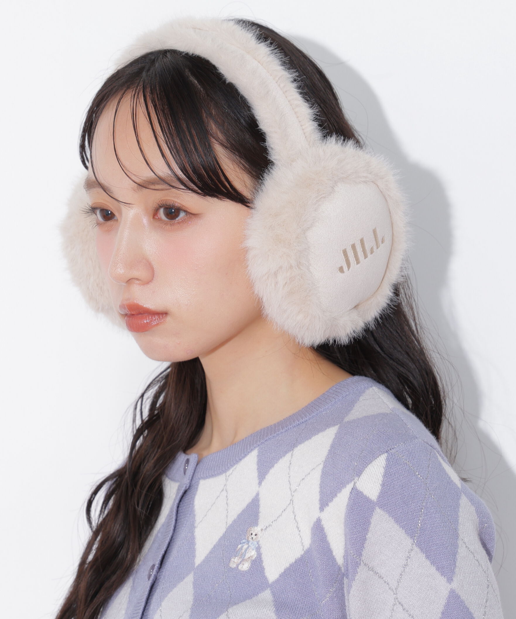  「ロゴ刺繍フェイクムートンイヤーマフ」|その他|