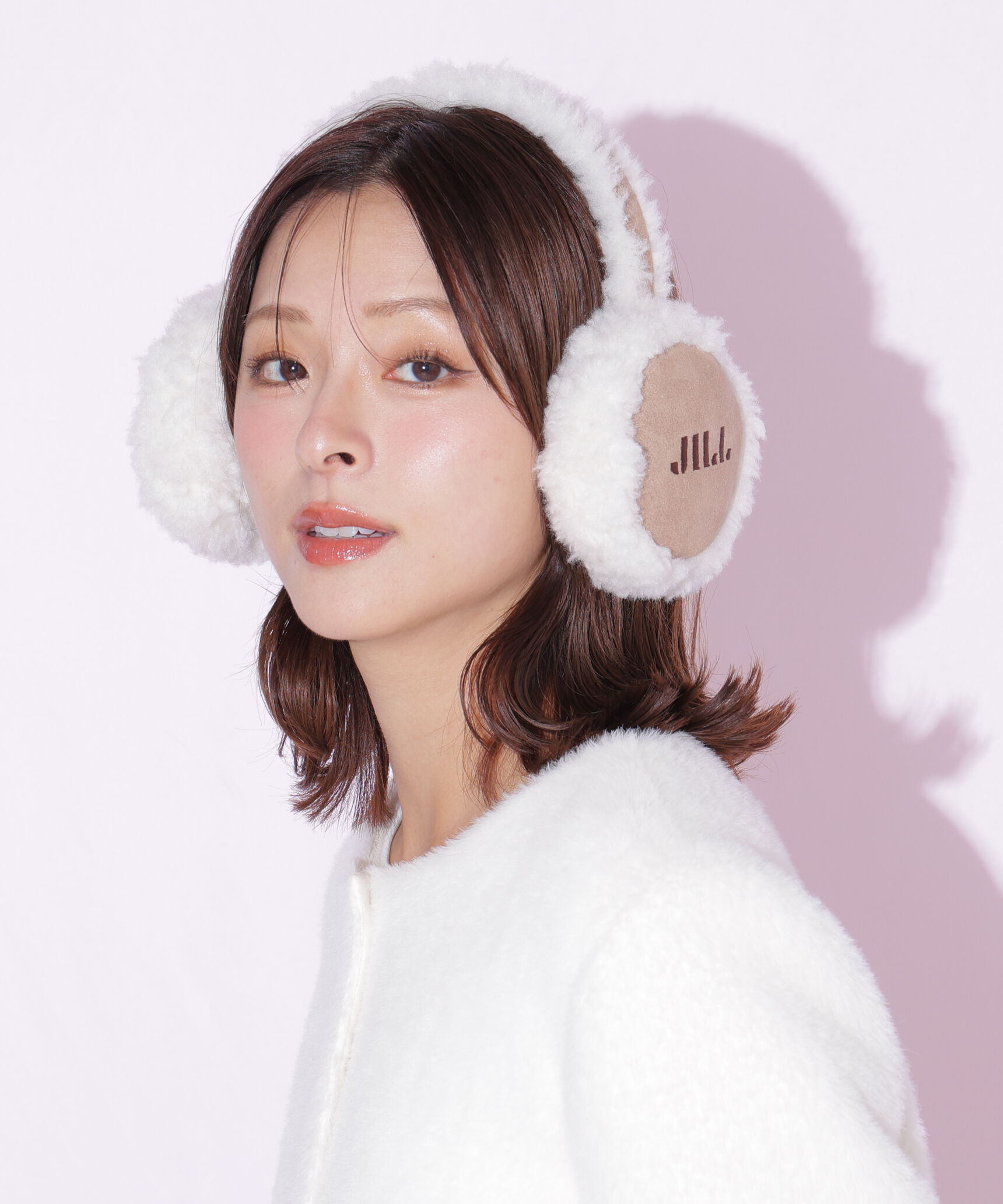  「ロゴ刺繍フェイクムートンイヤーマフ」|その他|