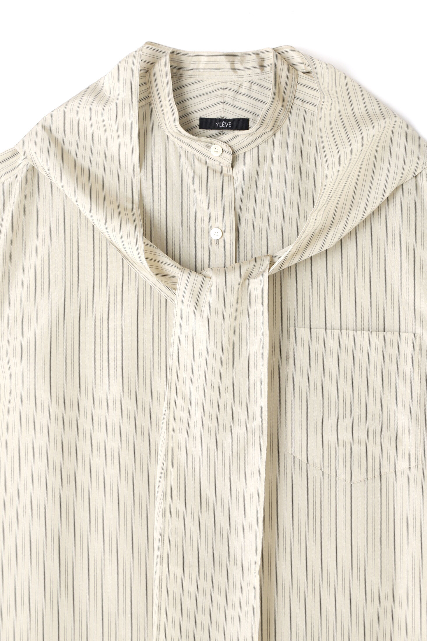 YLEVE 「YLEVE / ACETATE CUPRA STRIPE SH/OP」|ワンピース|
