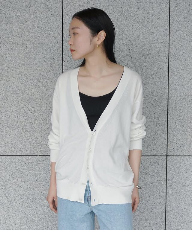 YLEVE 「YLEVE / WASHI COTTON KNIT CARDIGAN」|ニット・セーター|