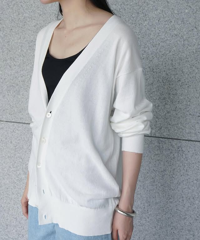 YLEVE 「YLEVE / WASHI COTTON KNIT CARDIGAN」|ニット・セーター|