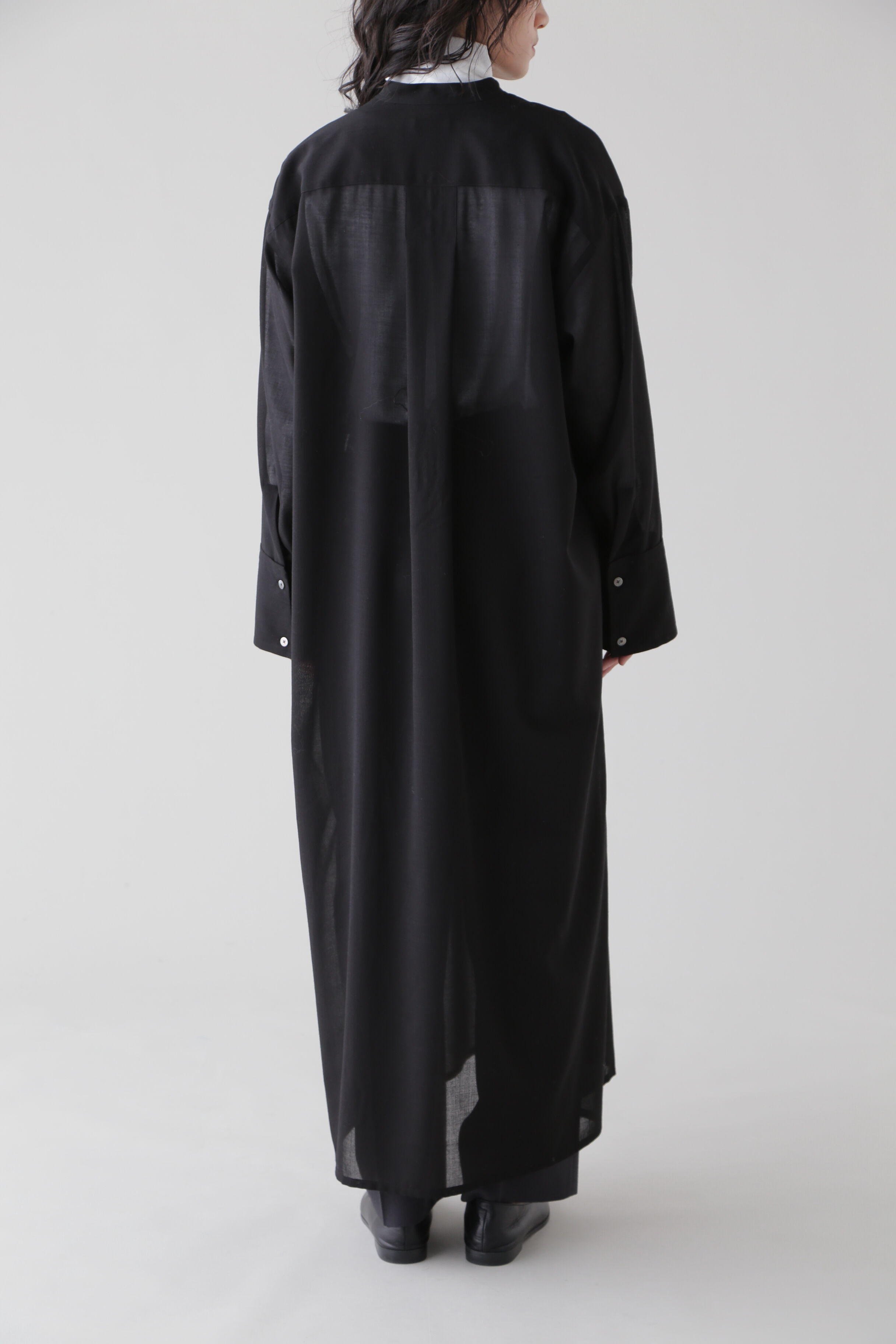 YLEVE 「YLEVE / WOOL ACETATE VOILE TUNIC OP」|ワンピース|