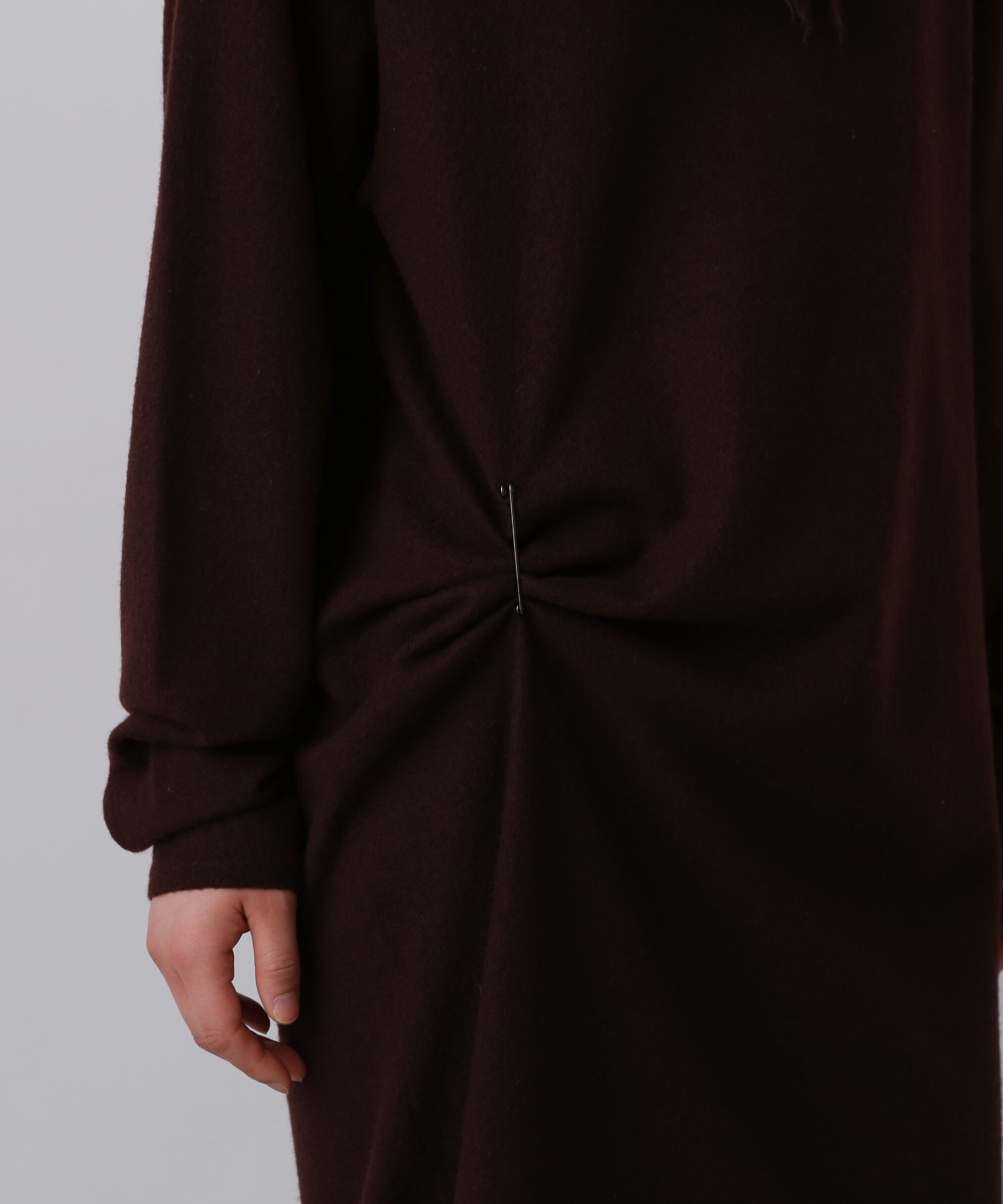 YLEVE 「YLEVE / ULTARAFINE MERINO WOOL MILLED KNIT ONE PIECE」|ワンピース|