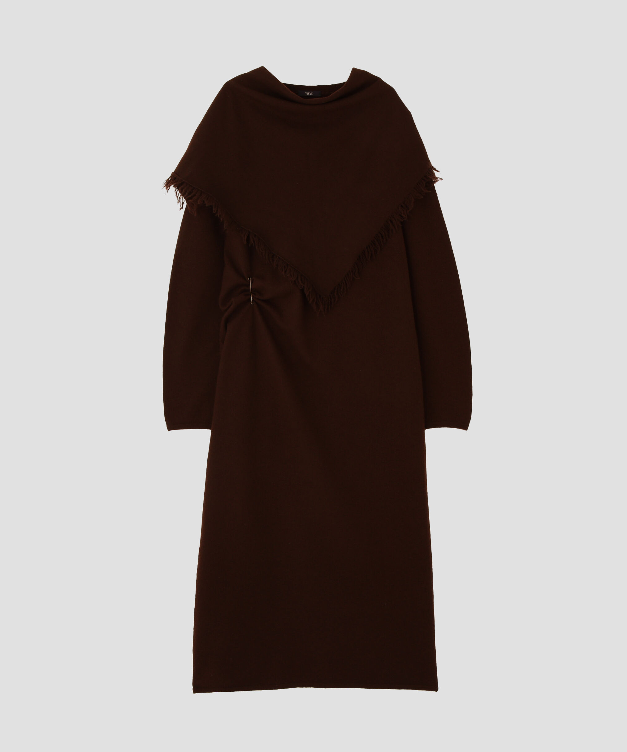 YLEVE 「YLEVE / ULTARAFINE MERINO WOOL MILLED KNIT ONE PIECE」|ワンピース|