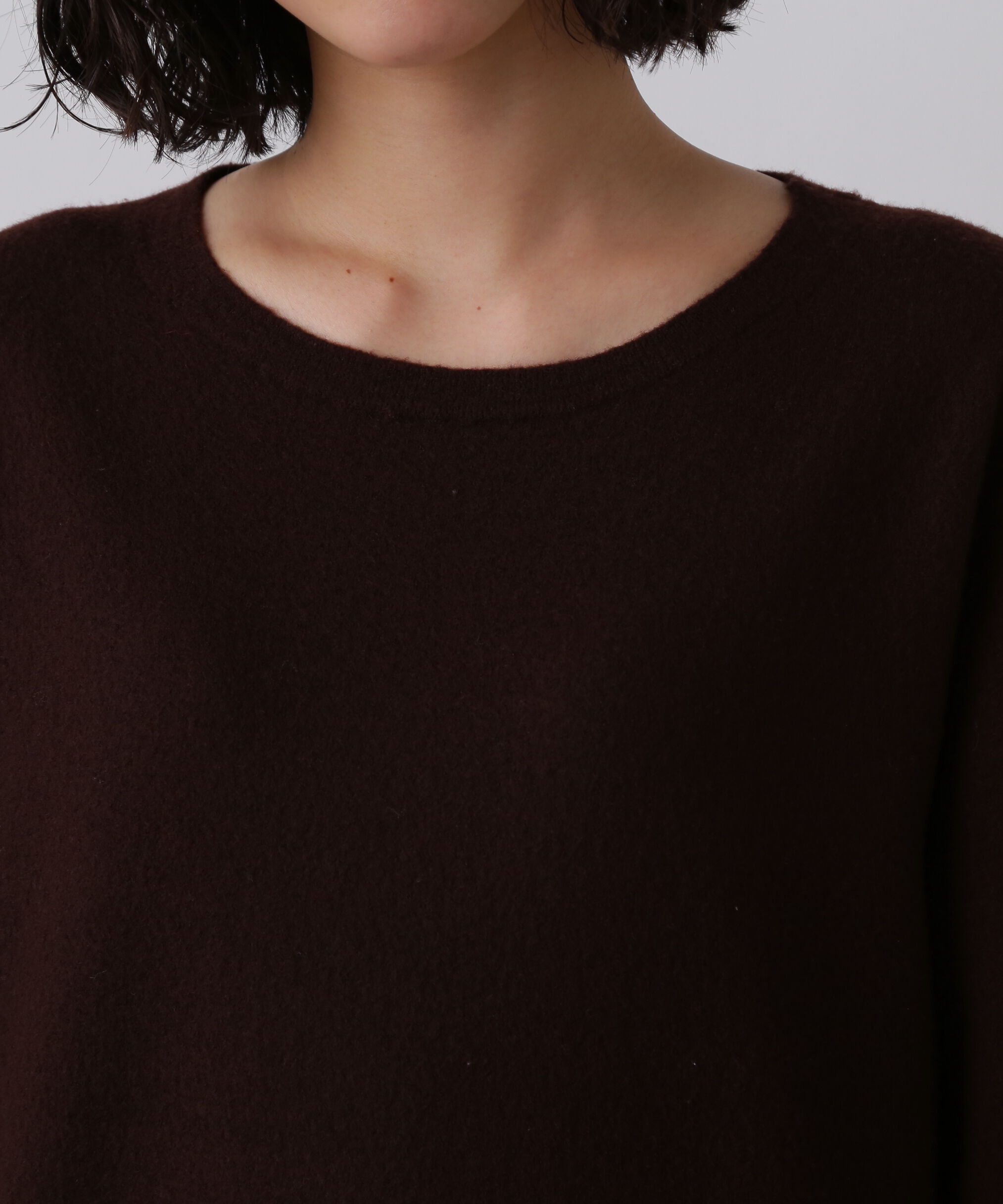 YLEVE 「YLEVE / ULTARAFINE MERINO WOOL MILLED KNIT ONE PIECE」|ワンピース|