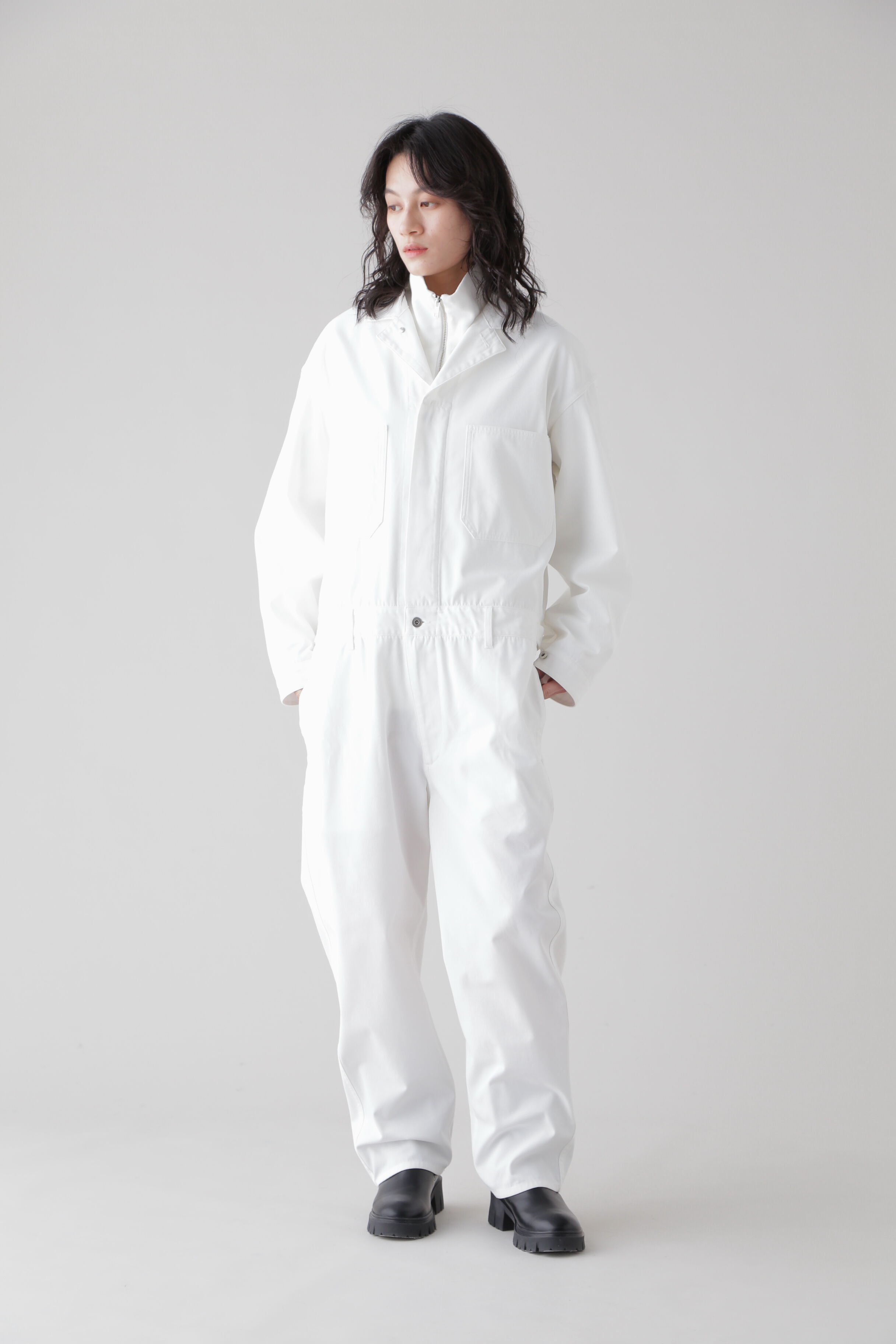 YLEVE 「Ｙ / ORGANIC COTTON / RECYCLE POLYESTER TWILL A/O」|ワンピース|