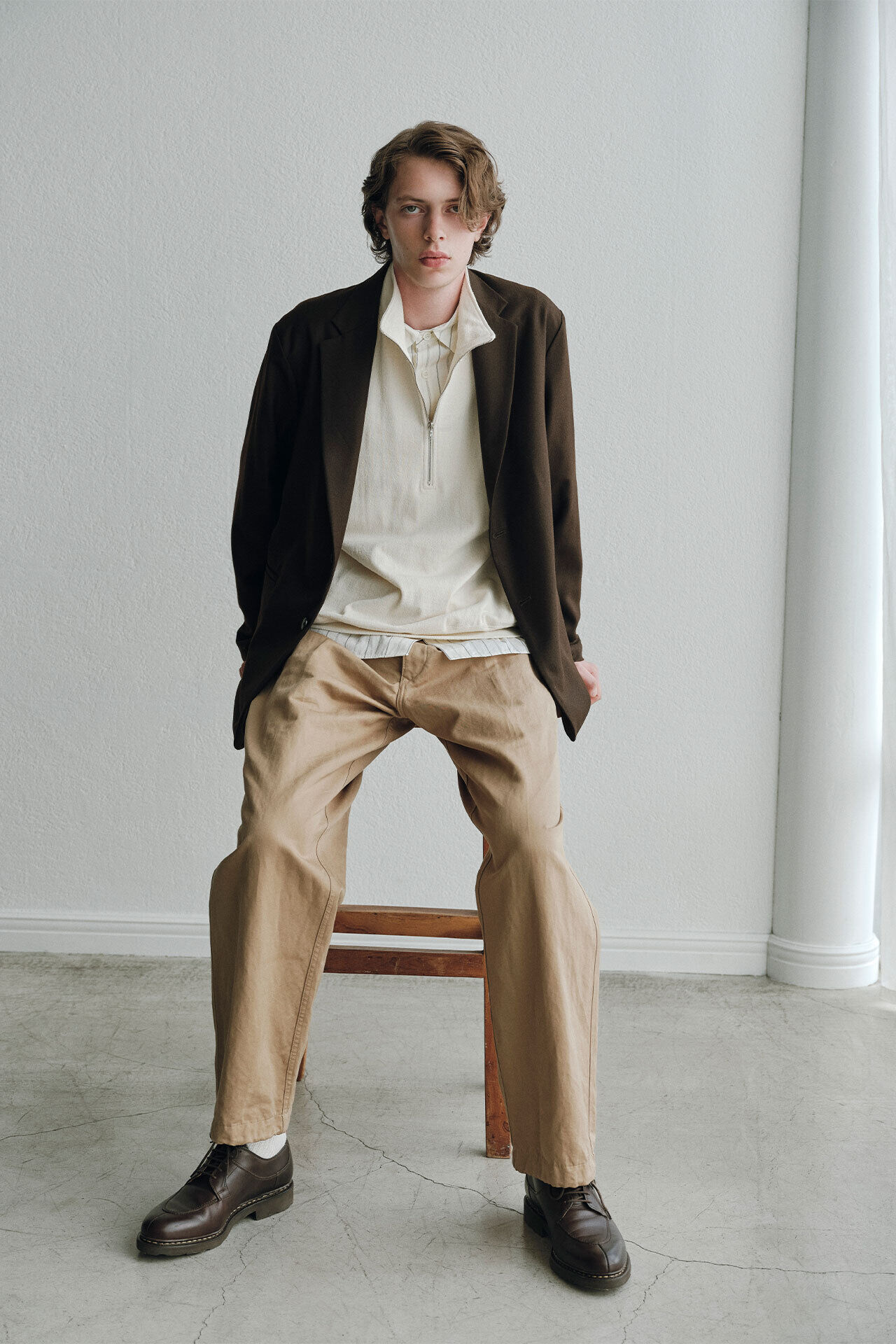 YLEVE 「YLEVE /  FINX COTTON LAMIE TWILL TR」|その他|