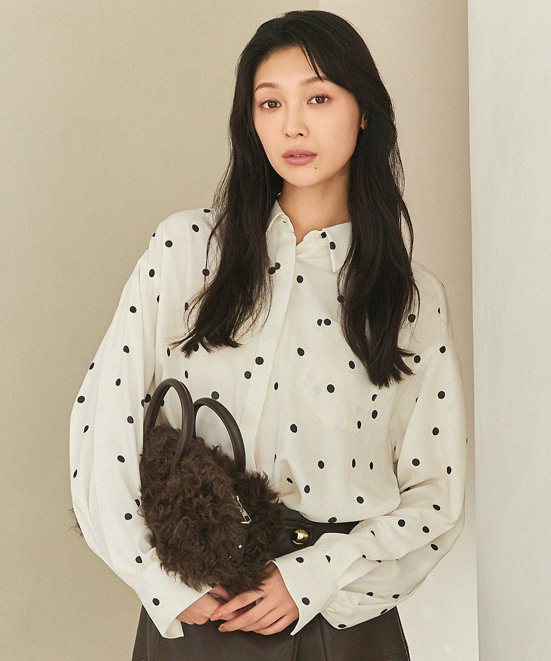 COCO DEAL「タックスリーブシャツ」|シャツ・ブラウス|