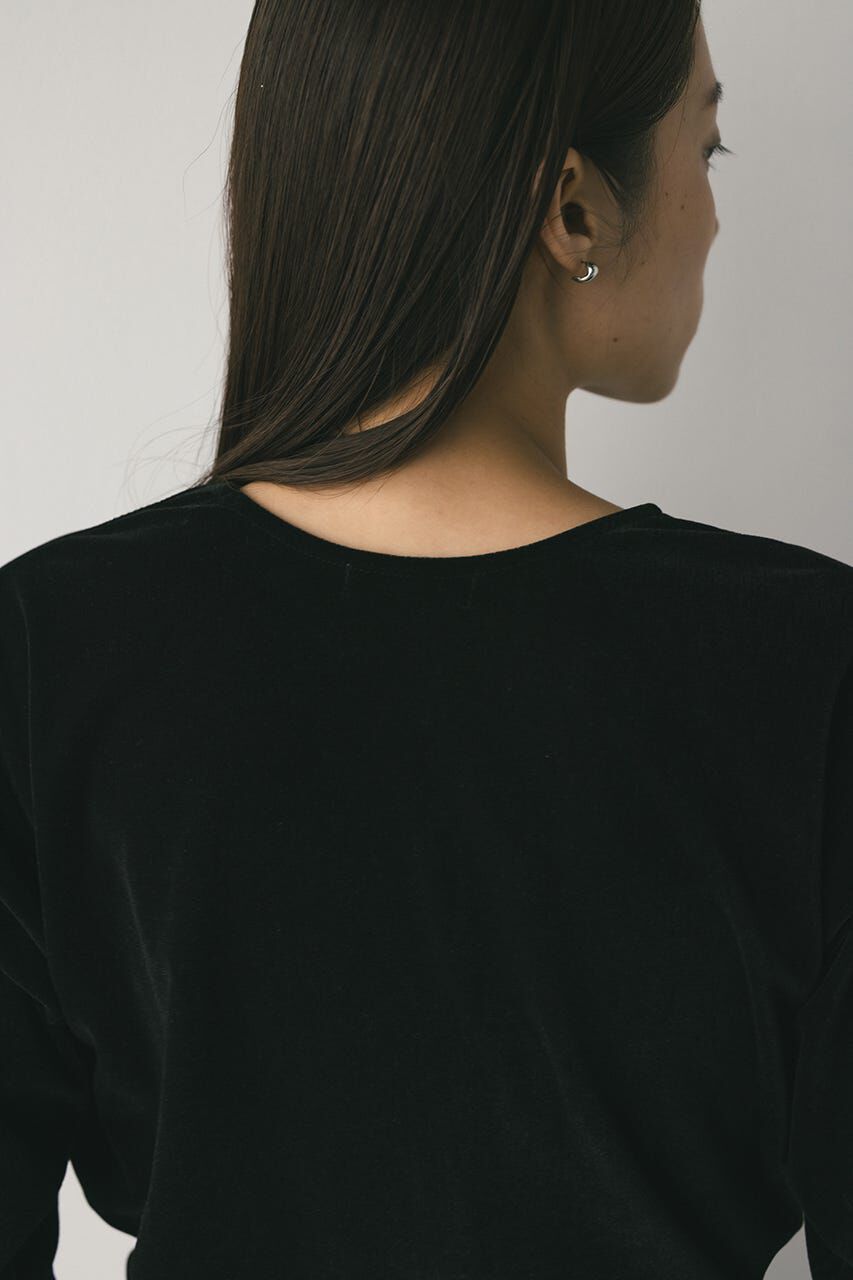 STYLEMIXER「メッシュベロアロンT」|Tシャツ・カットソー|