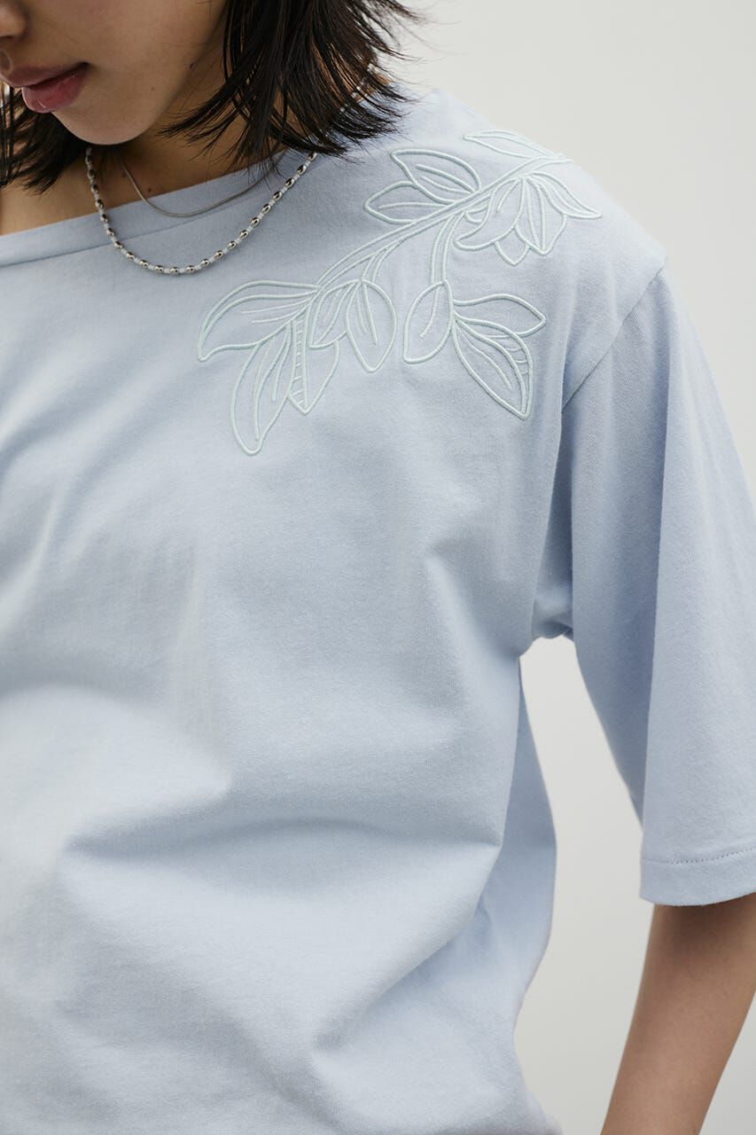 STYLEMIXER「エンブロイダリーボートネックT」|Tシャツ・カットソー|