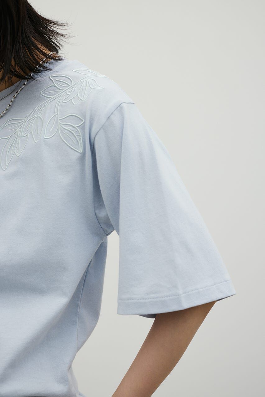 STYLEMIXER「エンブロイダリーボートネックT」|Tシャツ・カットソー|